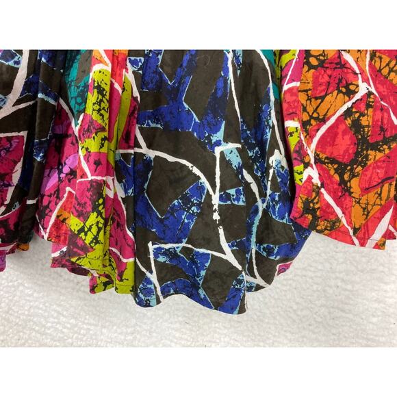 Vintage Y2K Madison Studio Patchwork Multicolor Colorful Maxi Skirt Pull On 14 - Picture 7 of 14